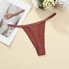 Women Sexy Thongs Low Rise Ladies G-string Heart Decoration Erotic Intimate Lingerie T-Back New Fashion Thongs Crotch Panties