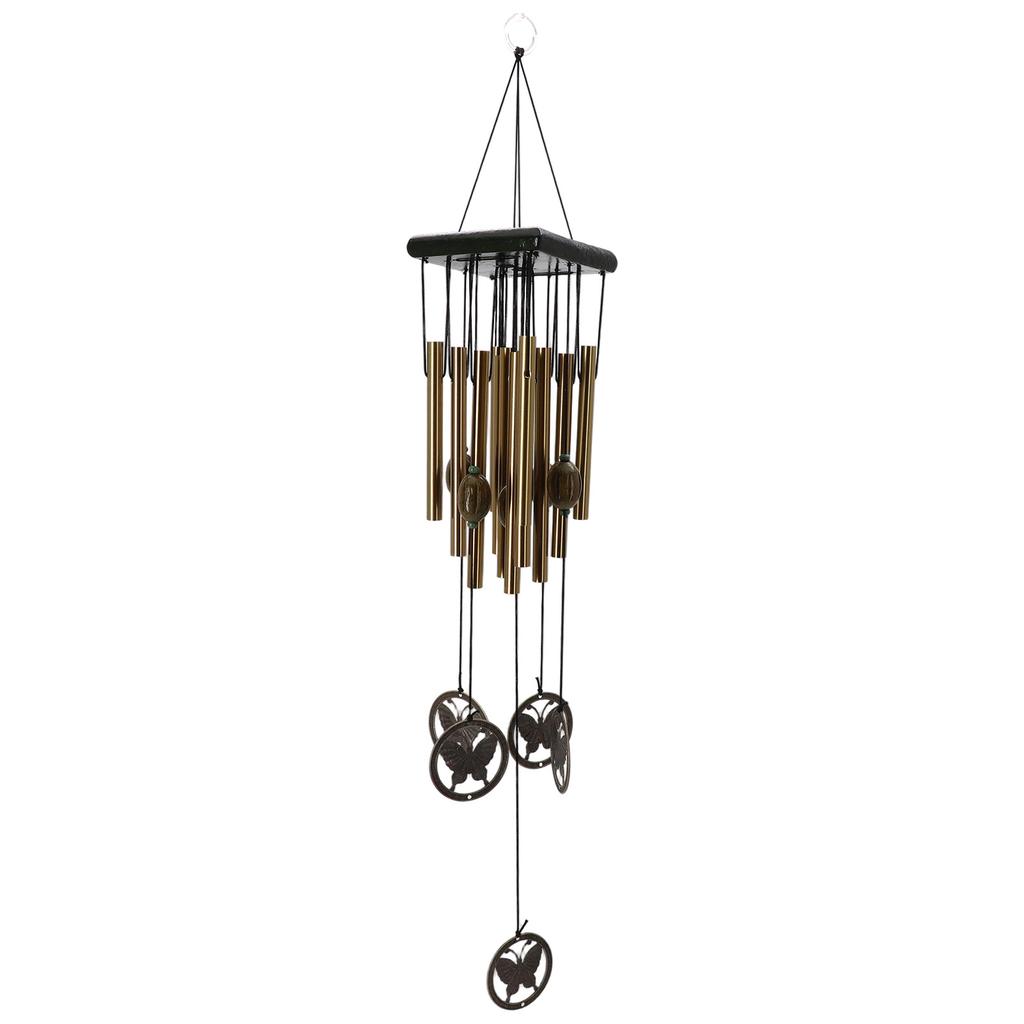 Bell Windchime 60cm Height Chapel Decor Garden Porch Wind Chime 1 Pc 13cm Tube Length Home Metal Outdoor Patio