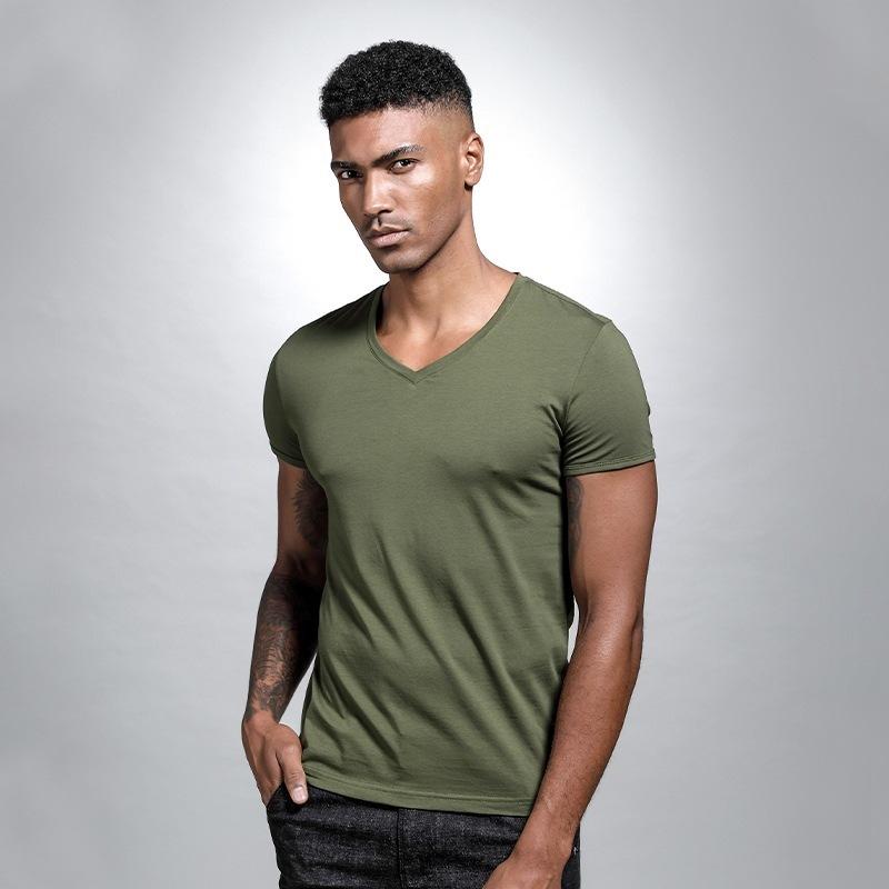 Men's Striped Cotton Blend Shirt