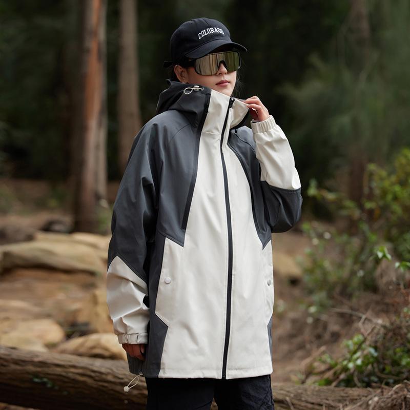 Frühling Neue Paar Kapuzenjacke Outdoor Casual Jacke Trendy Herrenmantel