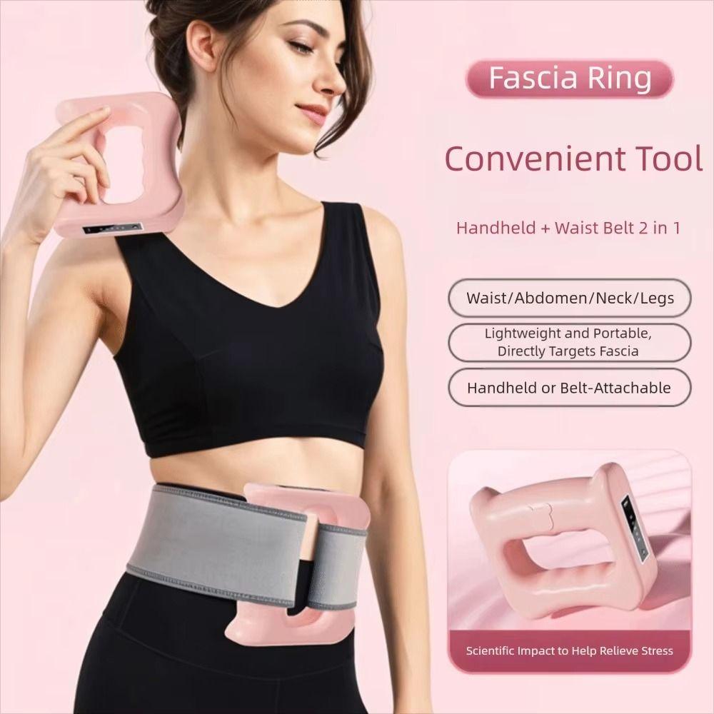 Vibration Fascia Ring Massager Multifunctional Muscle Reliever Health Beauty Massager  Home Use