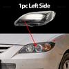 Car Headlamp Cover Headlight Lens Glass Cover Lampshade Bright Shell Lens Covers For Mazda 3 Mazda3 Axela BK Sedan 2003-2008