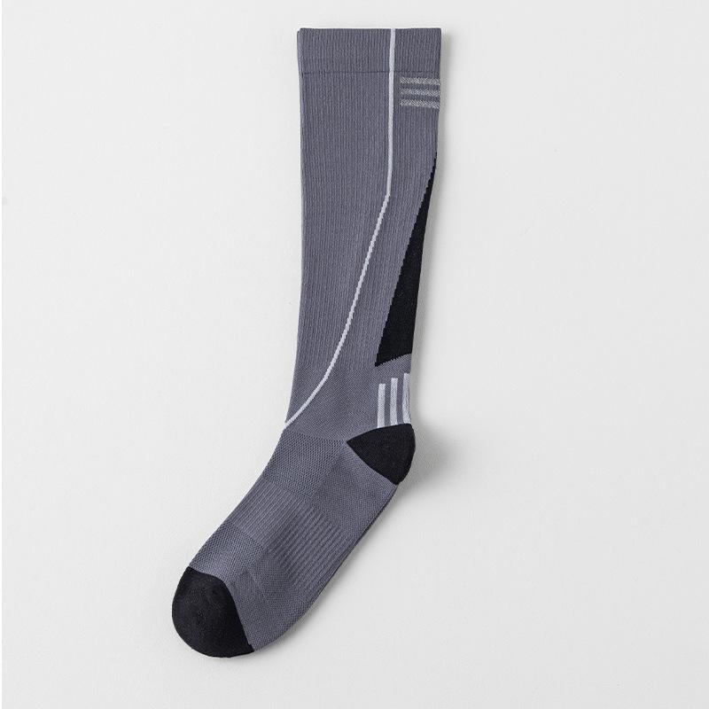 Sports, Pressure Leg Socks, Night Cycling Socks, Reflective Running Socks, Breathable Sweat Absorbing, Mountaineering Socks, Hiking Long Socks, Women