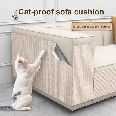 Cat Scratch Guard Sofa Protector with Durable Scratch Pad, Multi-Functional Wall Decals for Cat Climbing and Scratching Mat