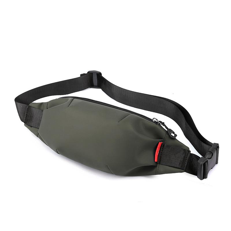 Mini Fanny Pack Men's Trendy Brand Shoulder Messenger Bag Fashion Trendy Ins Breast Bag Mobile Phone Bag Small Lightweight Backpack