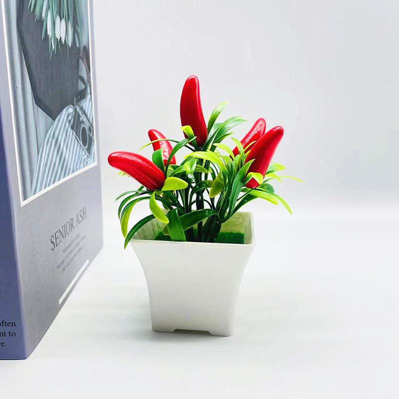 Artificial Potted PlantsArtificial Flower Potted Plants Artificial Fruit Bonsai Small FruitsPlastic Artificial Flowers