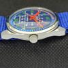 GEBRAUCHTE ORIS AUFZUG SCHWEIZER HERREN VINTAGE ARMBANDBLAU UHR 558b-a296837-1