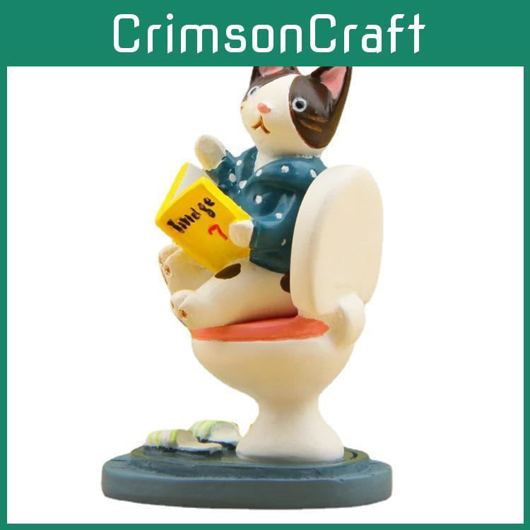 Kreative Harz Katzenfigur für Heimdekoration und zum Verschenken