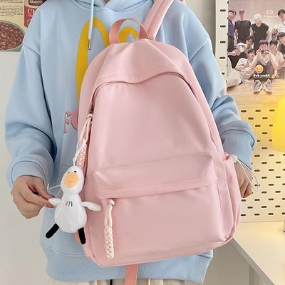 Japanese Ins Simple Small Fresh Backpack Sen Travel Junior High School College Students Macaron Schoolbag Female