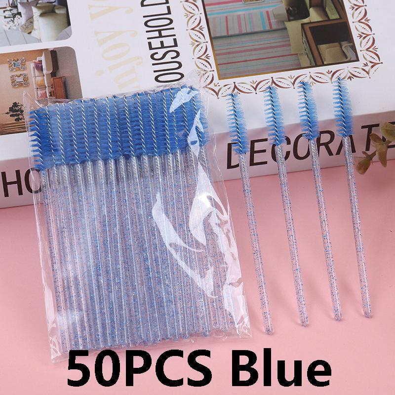 

50pcs Crystal Rod Solid Lip Brush Swab Stick Lip Glaze Smudge Brush Makeup Tool Convenient Lipstick Brush Wholesale