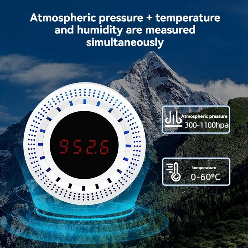 Feb.Tuya Intelligent Atmospheric Pressure Sensor With Temperature And Humidity Detection Integrated Home Device Tuya