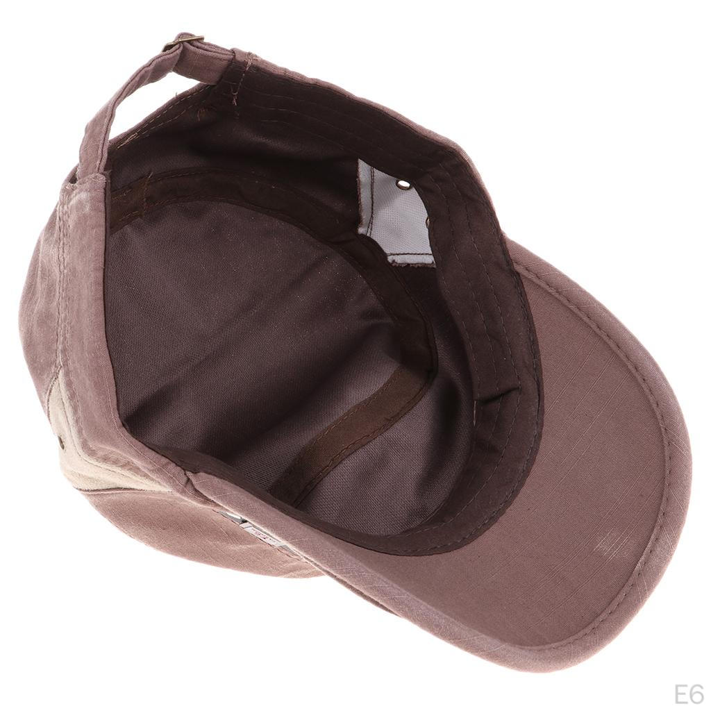 Distressed Washed Cotton Cadet Army Cap Basic Hat