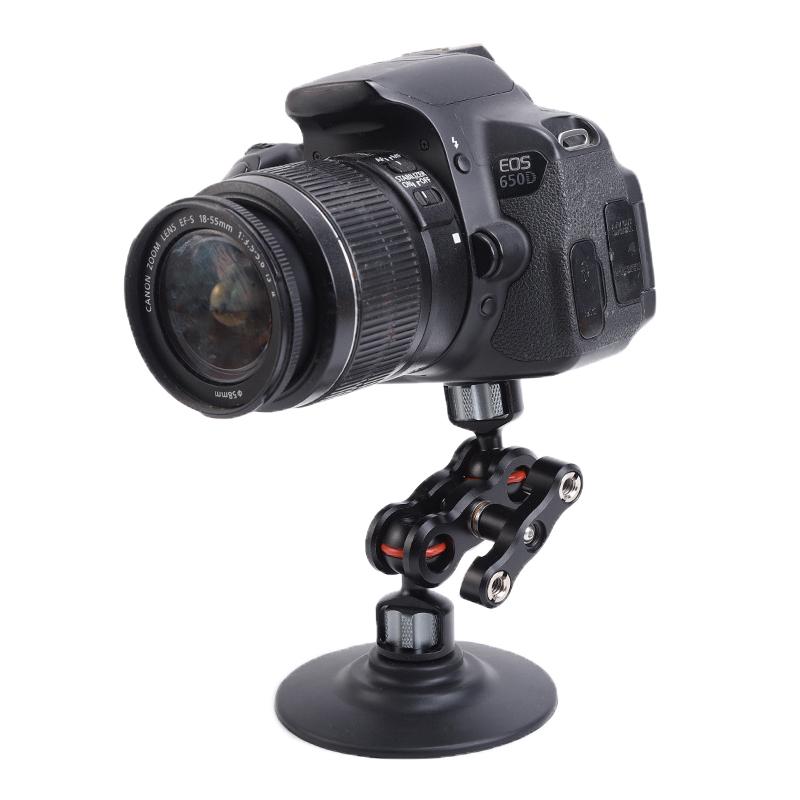 1Pc Rubber Camera Mount Bracket Strong Adhesive Base For 1/4Inch Screw Connection For Cameras Action Camera Car Holder D66/D90mm