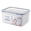 Transparent Double-Layer Plastic Food Storage Box