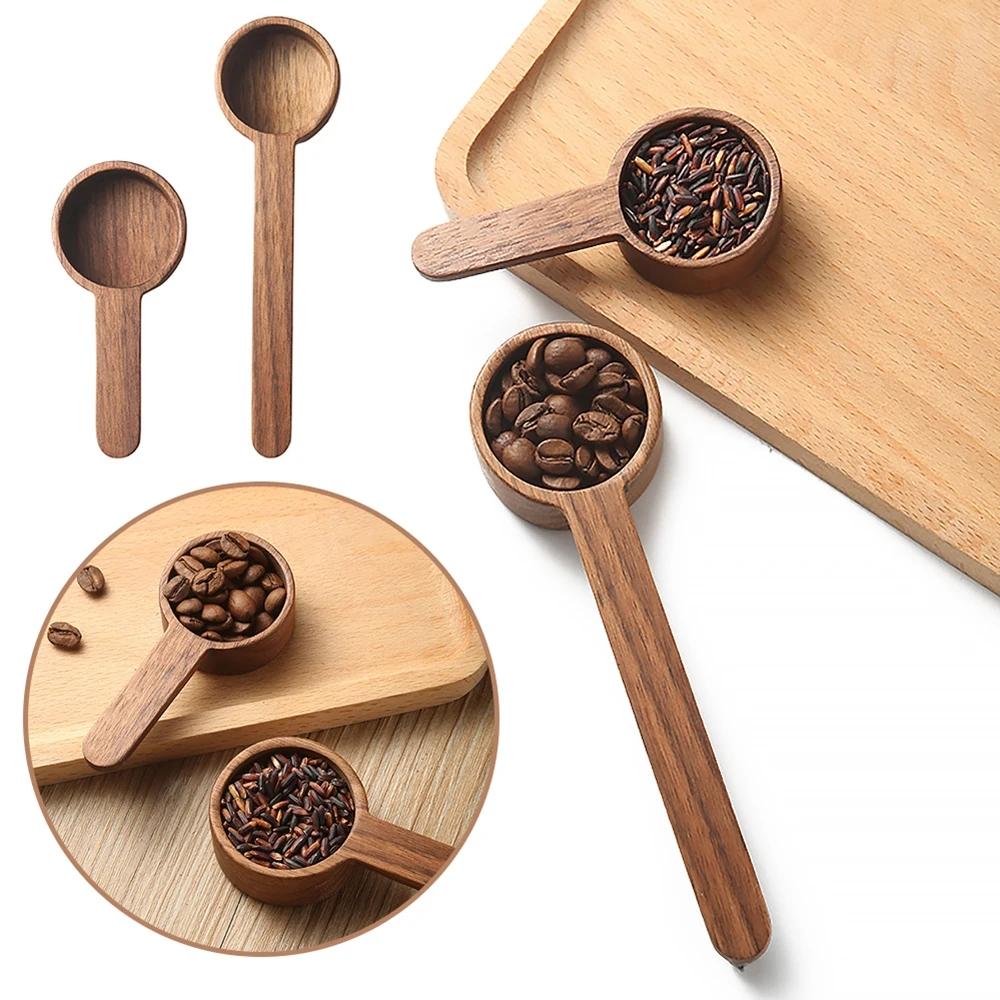 Juego de cucharas medidoras de madera, cucharas medidoras de cocina, cuchara medidora para té, café, azúcar, especias, cuchara medidora, herramientas de medición para cocinar en casa