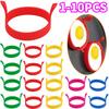 1-10 Stück Silikonring Spiegelei-Form Antihaft-Pfannkuchenring-Formen Hitzebeständiges Küchen-Omelett-Werkzeug Kreativ zum Kochen DIY