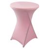 Cocktail Spandex Stretch Elastics Table Cover Square Corner Tablecloth Top Bars Table Cloth for Wedding Banquets