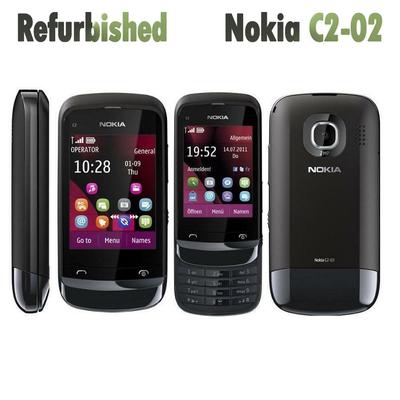Refurbished Nokia Original Nokia C2-02 Unlocked Mobile Phone With 1 SIM