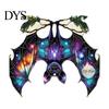 Halloween Window Decor 2D Acrylic Decoration with Chain, Bell, Stained Glass Ghost Bat Festive Wall Hanging Pumpkin Suncatcher Decor, Ornament