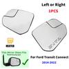 1X For LHD Ford Transit Connect 2014- Car Side with Heated Mirror Glass Rearview Mirror Lens Door Lens Accessories