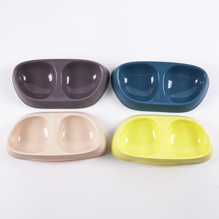 Durable Anti-Tip Stainless Steel Double-Layer Dog Bowl