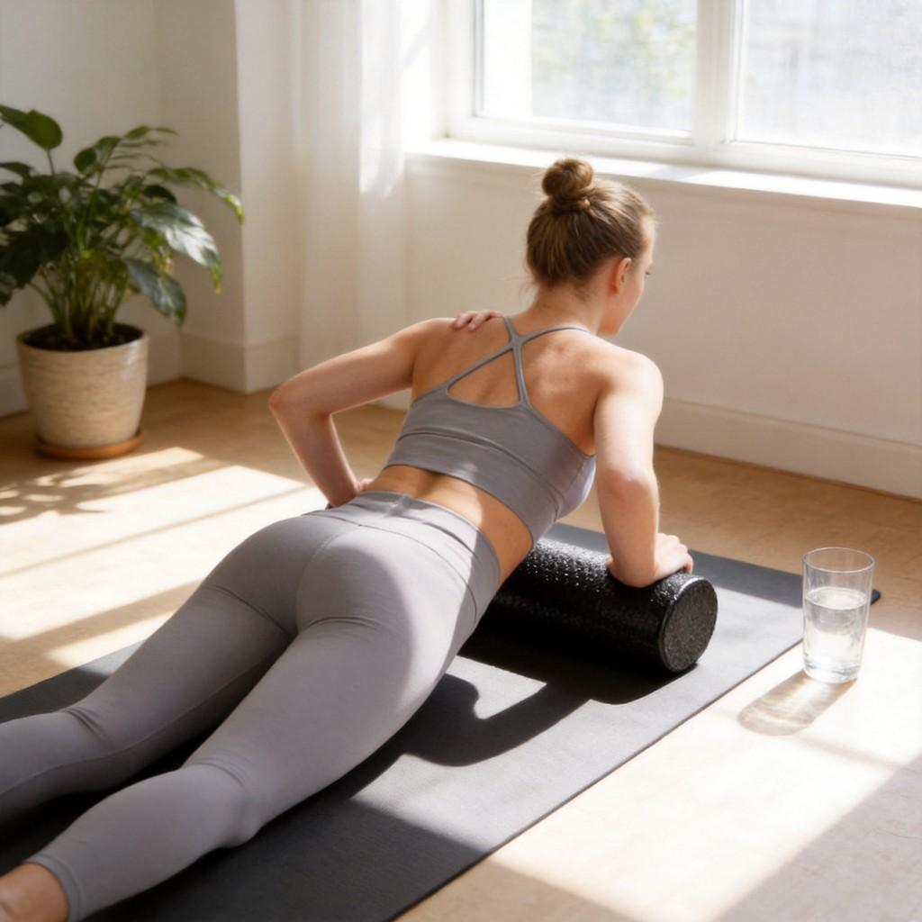 Yoga Foam Roller Muscle Relaxation Massage Stick Fitness Equipment For Home Gym