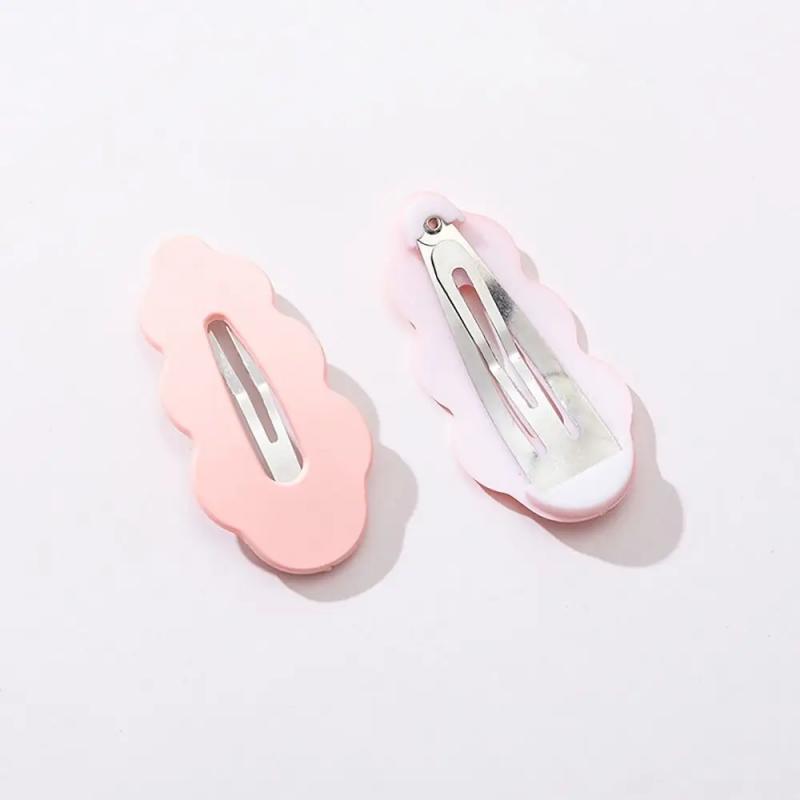 1PC Trendy Haar Ornament Wolken Haar Clips Süße Kopfbedeckung Candy Farbe Haar Clips Ins Stil Nette Haarspange Mädchen Haar Zubehör
