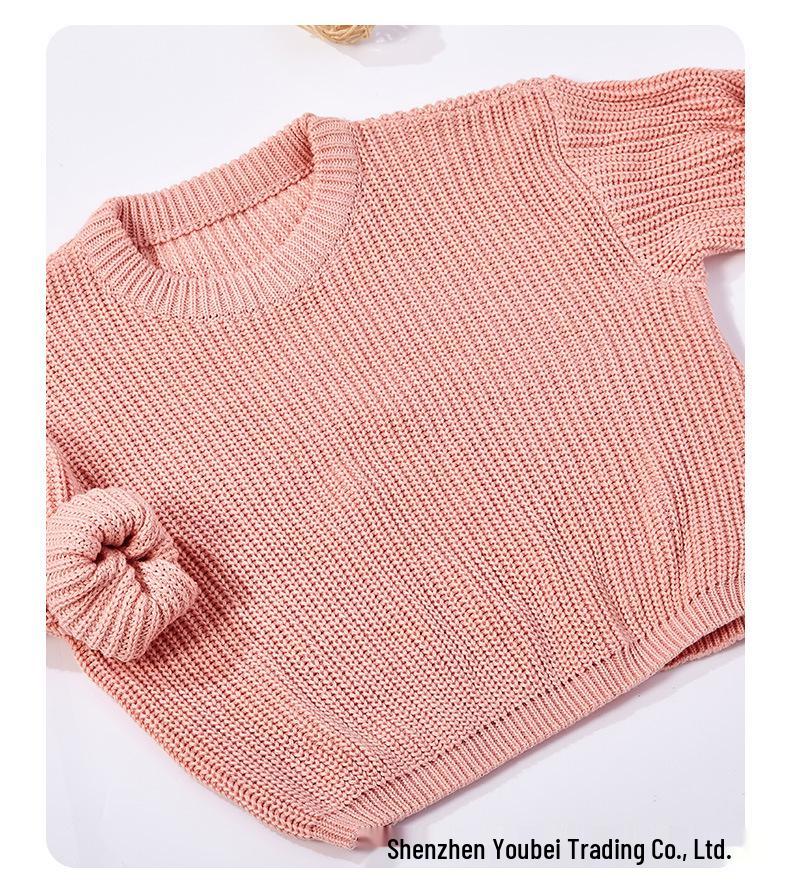 Baby Unisex 100% Cotton Knit Sweater - Soft & Comfortable