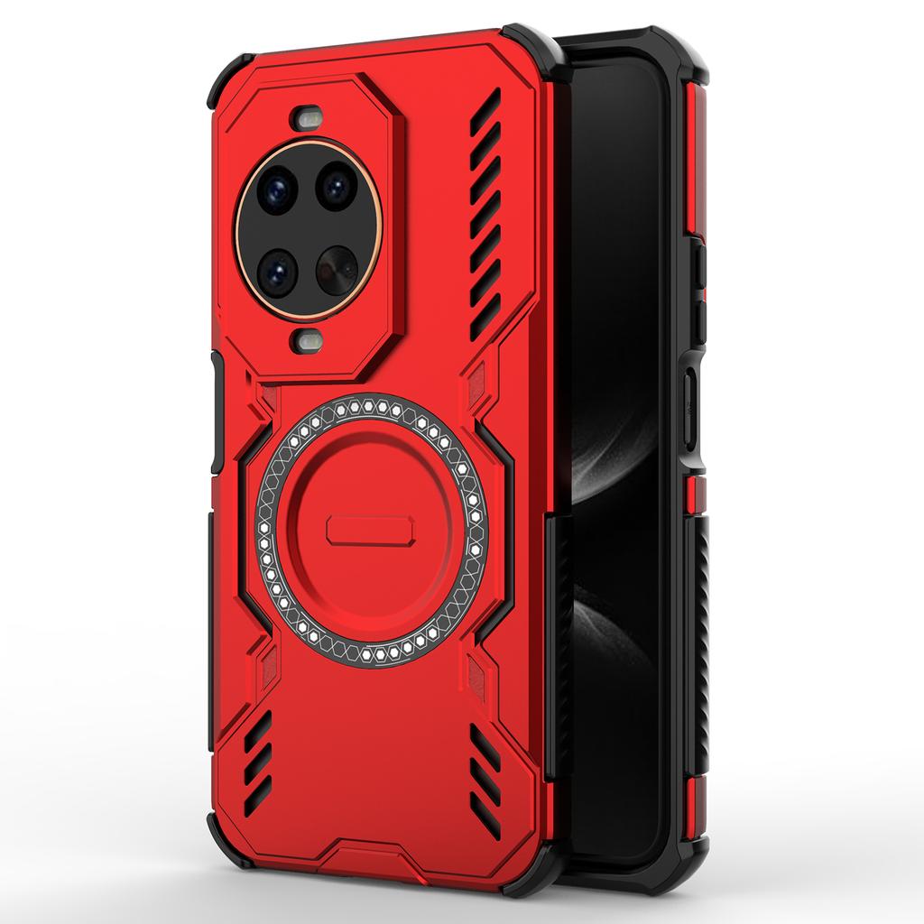 For Huawei Nova 14 Ultra 5G Magnetic Case Butterfly Armor Hollow Heat Dissipation PC+TPU Phone Cover