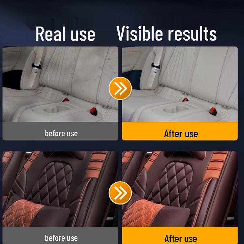 Leather Car Interior Cleaning & Polishing Wipes - Stain Removal & Renovation Care