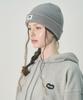 Mihebeu Classic Label Beanie Grey