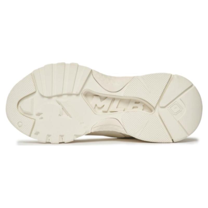 MLB Big Ball Chunky A Slip Resistant Abrasion Resistant Low top Chunky Sneakers Unisex Ecru Sneakers 3ASHC101N-46WHS