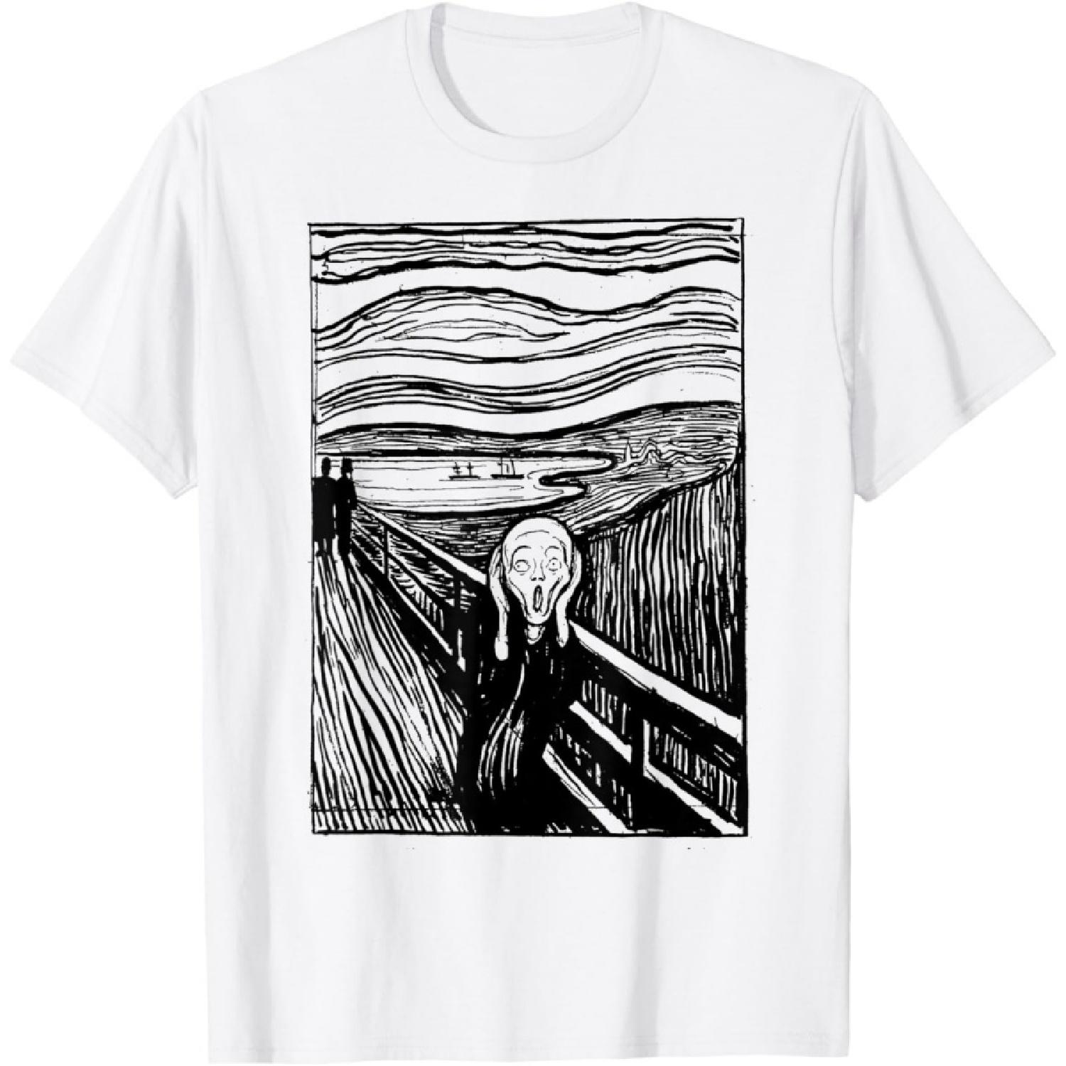 Футболка «Крик» Fine Art Винтажная Графическая футболка S