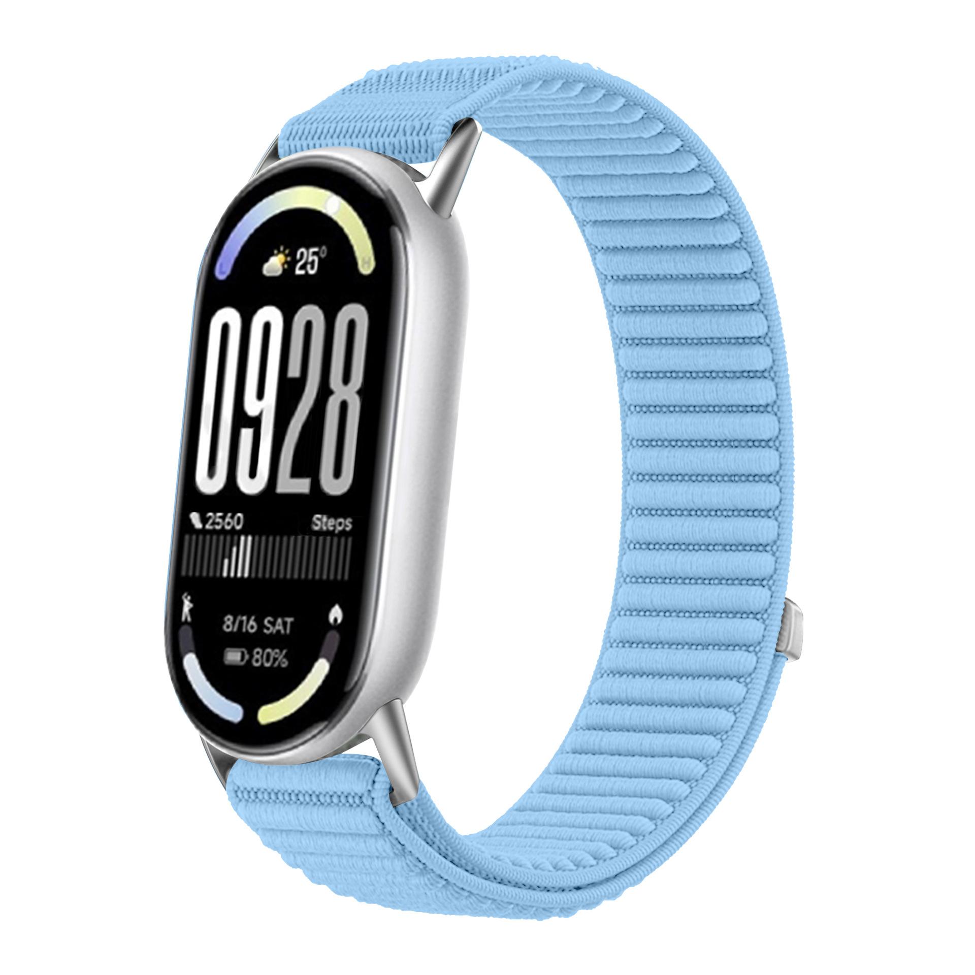 

Nylon loop Strap for Xiaomi Mi Band 10 9 8 Strap NFC Accessories Sport Smart belt Replacement bracelet correa Mi band 10 9 8 NFC for Miband 10 strap