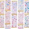 Copeflap Cute Planner 12 Glittery Decorative Stickers Stickers, Sheets, (Semi-Transparent)