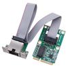 Mini PCIE 1G Gigabit Network Card 10/100/1000M RJ45 LAN Mini PCIe Network Adapter M.2 A+E KEY Network Port Adapter Card for PC