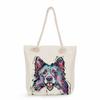 Dog Print Thick Rope Single-shoulder Beach Bag 7307 KTB