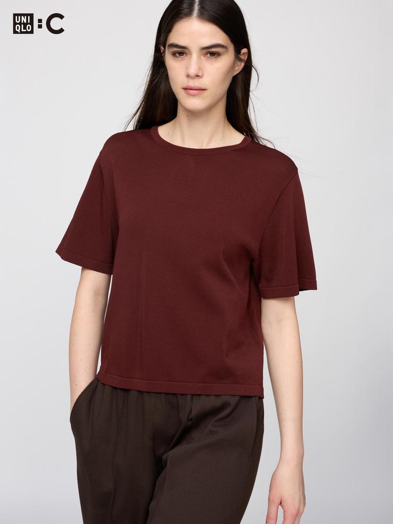 Uniqlo Japan Boxy KniT T Washable