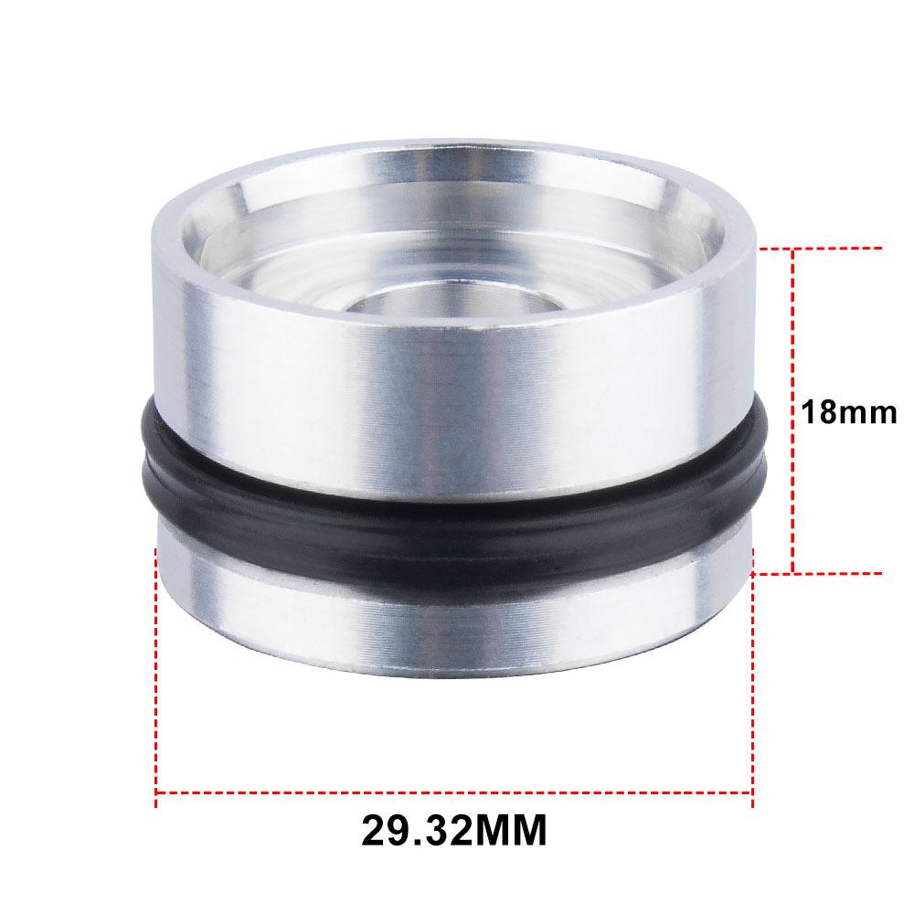 MTB Suspension Fork Air Damping Rod Inflation Valve Base Repair Part 32mm34mm Air Valve Parts Double Sealing Ring  Accessories 32mm Valve Base