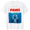 Paws Funny Otter Lover TShirt Summer Men Women Clothing Fashion T Shirts Cotton Short Sleeve Oversized Loose Tshirt Tops