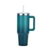 MRSIKEY Insulated Coffee Travel Mug with Handle and Straw