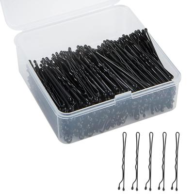 400PCS Hair Black Bobby Pins for Women,  Women Hair Pins, Bun Pins for Thick Hair Thin Hair and All Hair Types,