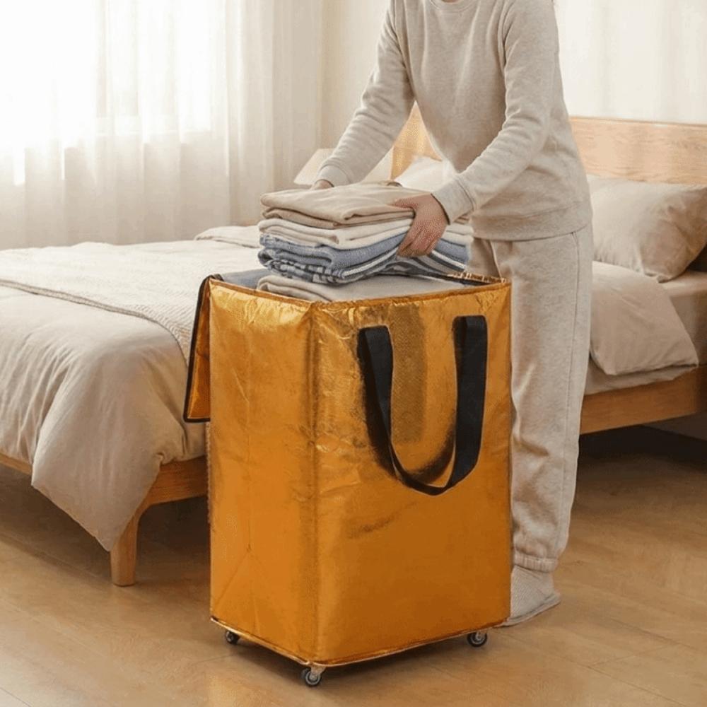 Faltbare Kleider- und Steppdecken-Aufbewahrungstasche Staubdichte Gepäckpacktasche Camping