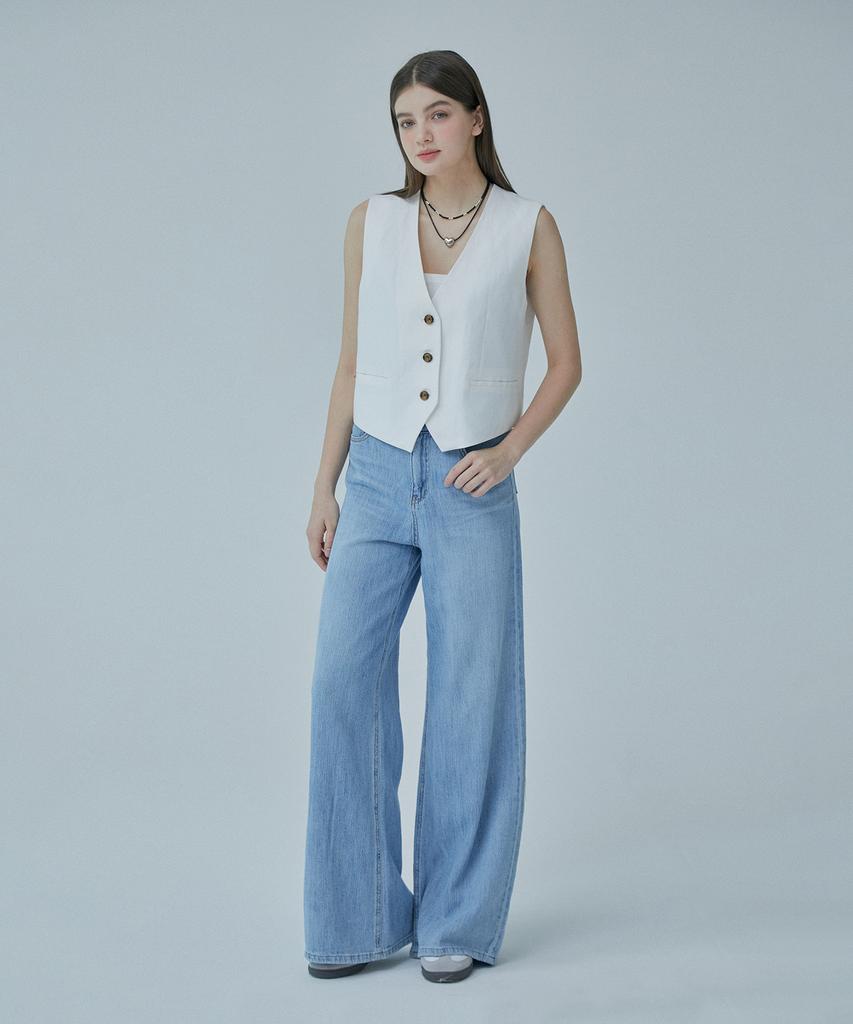 PINBLACK 23 Summer Denim Wide Pants