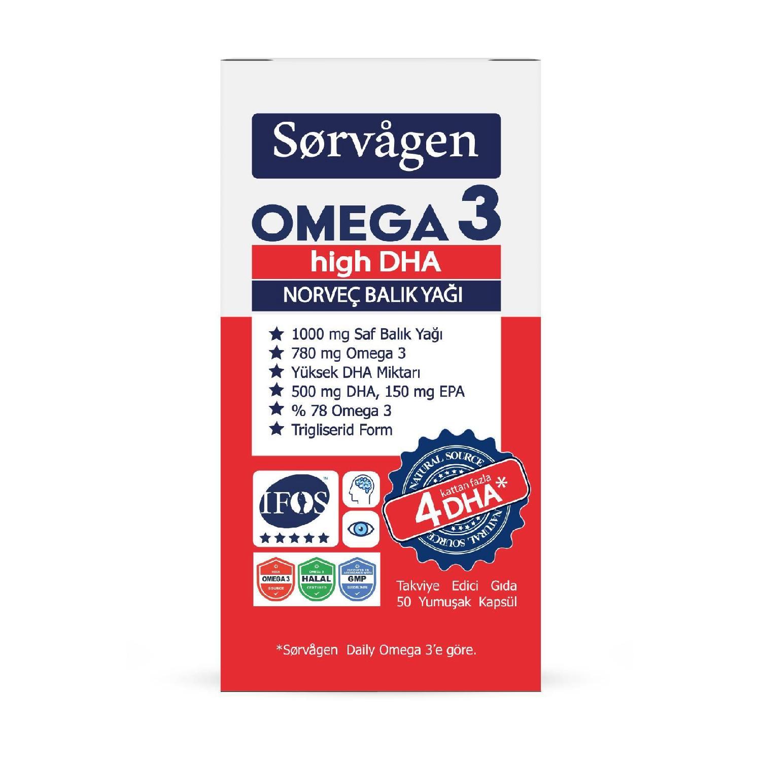 

Omega 3 High Dha 1000 Mg Fish Oil 50 Capsules