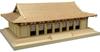 Woody Joe Horyuji Temple Great Hall Wooden Model Assembly Kit 1/150 (Building)