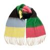 Thickened warm imitation cashmere scarf women's winter fringed scarf retro fashion scarf shawl