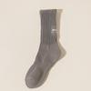 Herren Herbst und Winter Fleece und Verdickt Handtuchsohle Reine Baumwolle Trendige Jugend Sport Mittelhohe Socken