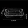Tongyuan 650ml Disposable Rectangular Transparent Takeaway Food Containers (300-Pack)