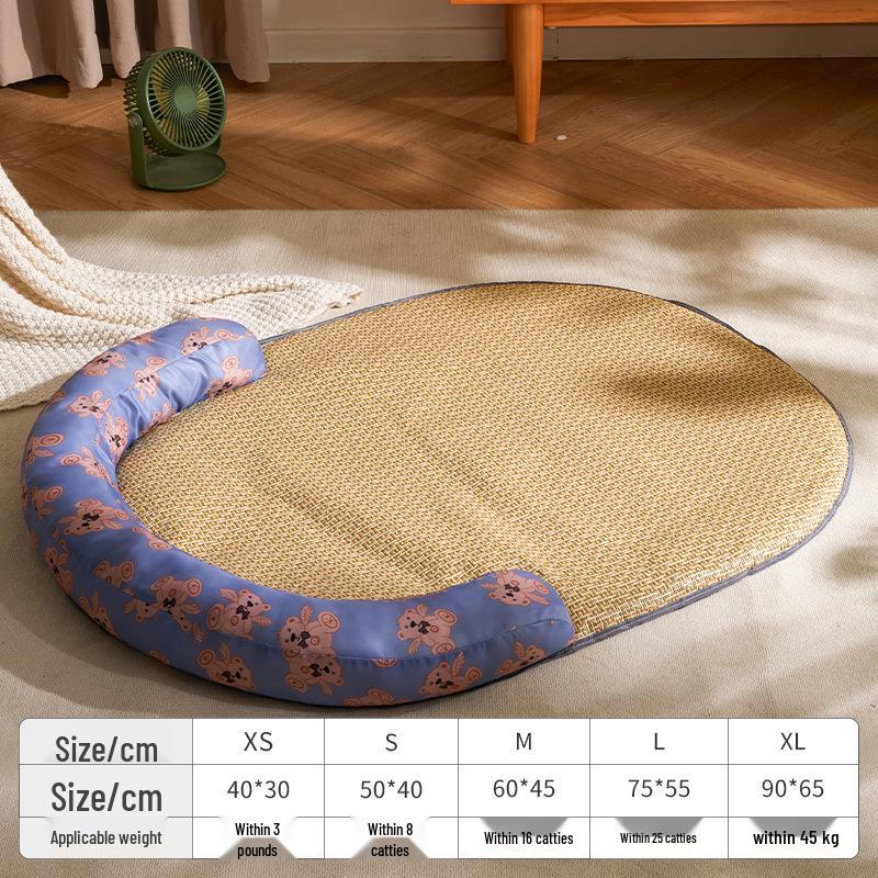 Four Seasons Washable Pet Bed: Cool Nest Cushion for Dogs & Cats